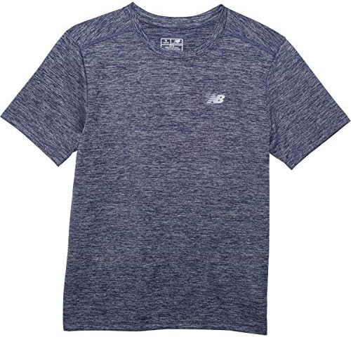 New Balance Boy's Short Sleeve Performance Tee, 18/20 Heather Grey New Balance