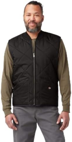 Dickies mens Diamond Quilted Vest Dickies