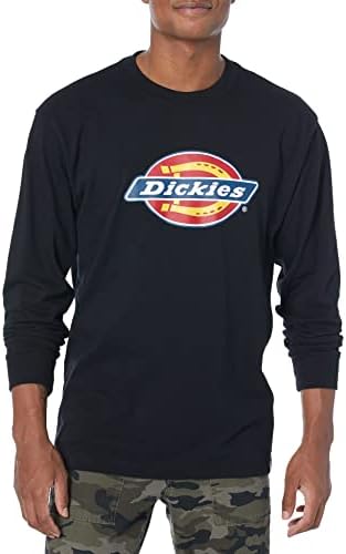 Dickies Men's Long Sleeve Tri-Color Logo Graphic T-Shirt Dickies