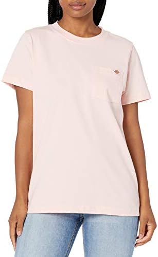 Dickies Women's Short Sleeve Heavyweight Pocket T-Shirt, Lotus, X-Large Dickies