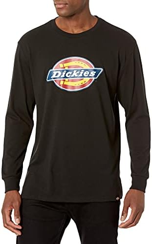 Dickies Men's Long Sleeve Regular Fit Logo Tee Dickies