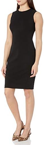 Calvin Klein Women's Sleeveless Scuba Sheath Dress with Princess Seam Calvin Klein