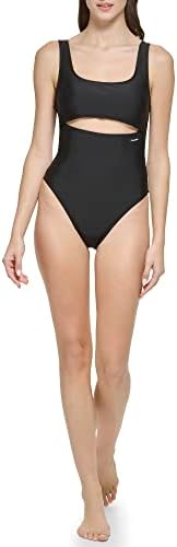 Calvin Klein Women's Standard Cutout Cheeky One Piece Swimsuit Calvin Klein