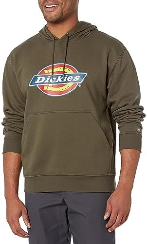 Dickies Men's Water Repellent Tri-Color Logo Hoodie Dickies