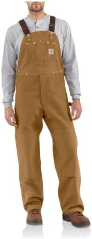 Carhartt Men's Duck Bib Unlined Overall R01 Carhartt