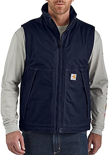 Мужской огнестойкий жилет Carhartt из Quick Duck, 88% хлопка и 12% нейлона, водоотталкивающий Carhartt