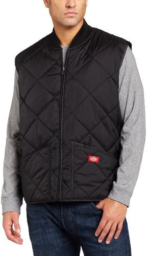 Dickies Men's Diamond Quilted Nylon Vest Big Dickies