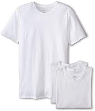 Calvin Klein Men`s Cotton Crew Neck Classic Fit T-Shirts 3 Pack (White(NP2205-100)/White, X-Large) Calvin Klein