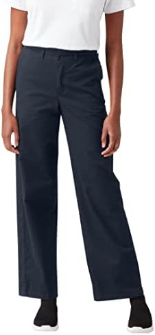 Dickies Women's High Rise Wide Leg Twill Pants Dickies