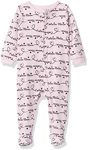 Calvin Klein Men's Coverall, Baby Pink/Obsid, 6-9 Months Calvin Klein