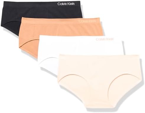 Calvin Klein Girls' Hipster Panty Seamless Underwear Multipack Calvin Klein