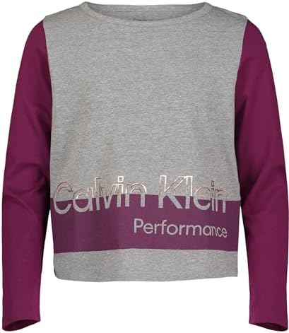 Calvin Klein Girls' Performance Long Sleeve Sport T-Shirt Calvin Klein