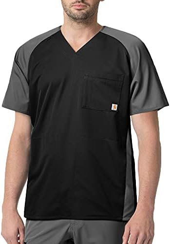 Carhartt Men's Men's 2-Tone Raglan Scrub Top Carhartt