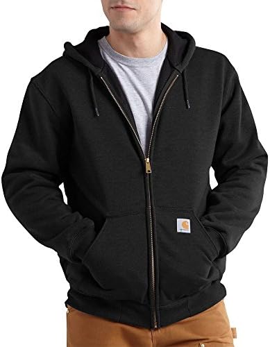 Carhartt Men's Rain Defender Rutland Thermal Lined Hooded Zip Front Sweatshirt Carhartt