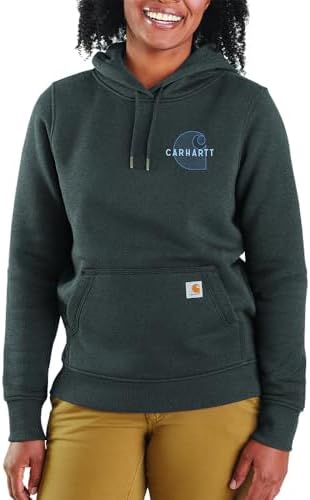 Carhartt Women's Rain Defender Relaxed Fit Midweight Chest Graphic Sweatshirt Carhartt