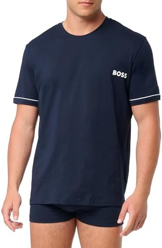 BOSS Men's Printed Logo Tshirt and Trunk Gift Set BOSS