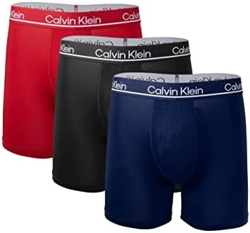 Calvin Klein Men`s Microfiber Stretch Boxer Briefs 3 Pack Calvin Klein