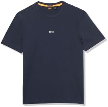 BOSS Men's Small Chest Logo Regular Fit Cotton T-Shirt BOSS