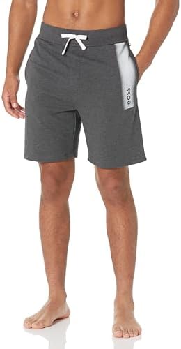 BOSS Men's Authentic Lounge Shorts with Printed Logo on Side BOSS