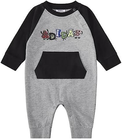 adidas baby-boys Long Sleeve Zip Front Track Suit Coveralls Adidas