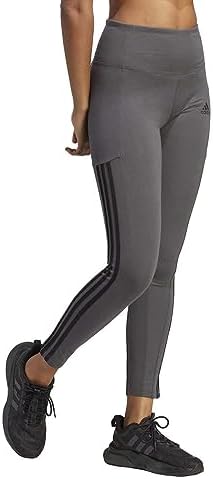 adidas Leggings for Women - Cotton Leggings - Black Leggings - High Waisted - 7/8 Length Adidas