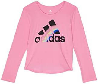 adidas Girls' Long Sleeve Vent Graphic Tee Adidas