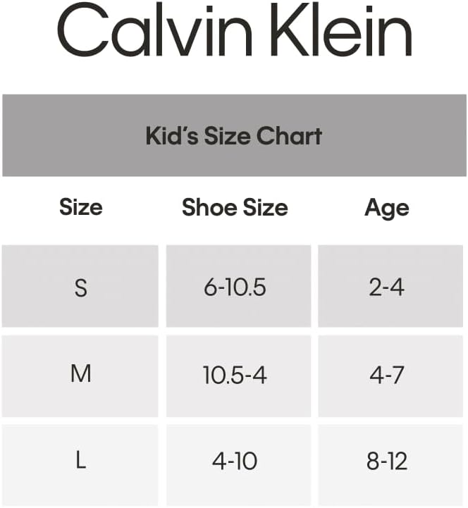 Calvin Klein Boys' Socks - Comfort Cushion Low Cut Athletic Ankle Socks (6 Pairs) Calvin Klein