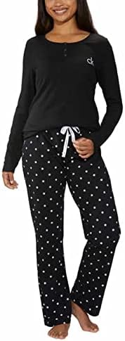 Calvin Klein Womens 2 Piece Fleece Pajama Set Calvin Klein