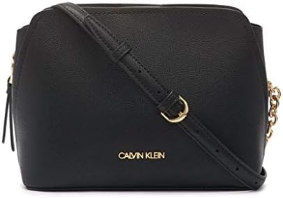 Calvin Klein Hailey Micro Pebble Triple Compartment Chain Crossbody Calvin Klein