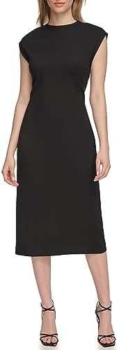 Calvin Klein Women's Ponte Formal Fitted Dress Calvin Klein