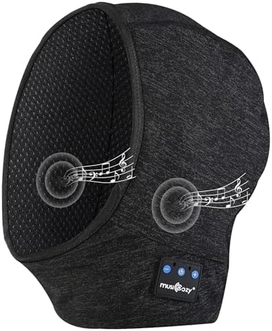 MUSICOZY Balaclava Ski Mask with Bluetooth 5.4 Headphones, Winter Thermal Face Mask, Windproof Neck Warmer for Outdoor Sports MUSICOZY