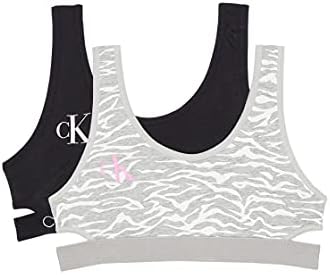 Calvin Klein Girls' Two pack Cutout Bralette Calvin Klein