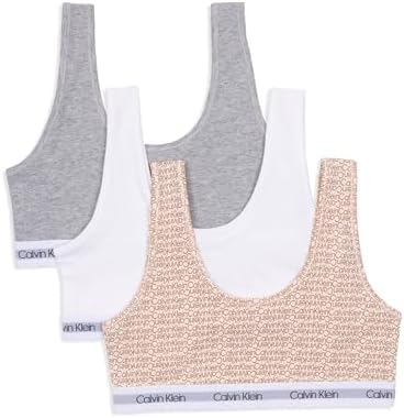 Calvin Klein Girls' Bralette 3 Pack Calvin Klein