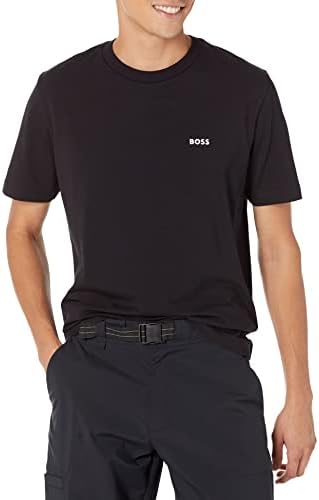 Hugo Boss Men's Contrast Logo Cotton Stretch T-Shirt HUGO BOSS