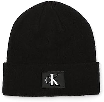 Calvin Klein Men's Key Item Woven CK Patch Cuff Hat Calvin Klein