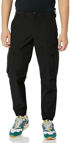 BOSS Men's Soft Cotton Twill Cargo Pocket Pants BOSS