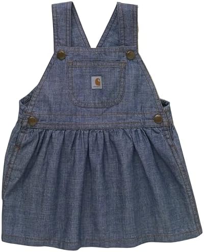 Carhartt baby-girls Chambray Cotton Dress Jumper Carhartt