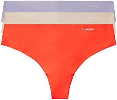 Calvin Klein Women's Invisibles Thong Multipack Panty Calvin Klein