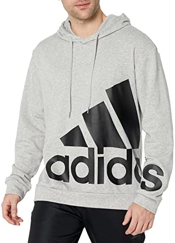 adidas Men's Essentials Giant Logo French Terry Hoodie Adidas