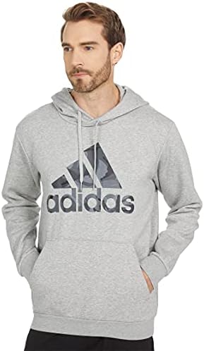 adidas Men's Essentials Fleece Camo-Print Hoodie Adidas