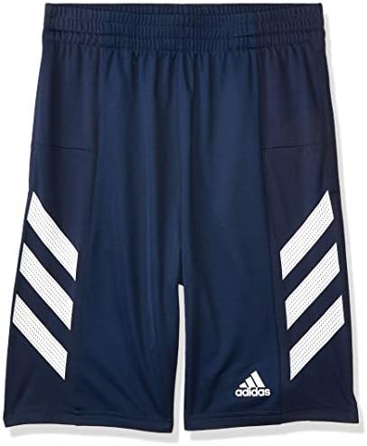 adidas Boys' Little Athletic Shorts, PRO Sport 3S Collegiate Navy, 7 Adidas