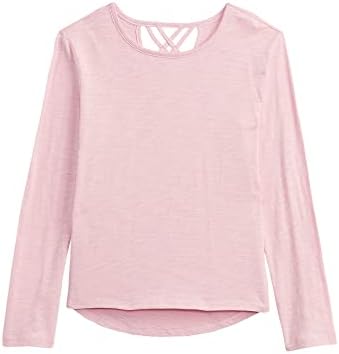 GAP Girls' Foreversoft Long Sleeve Crossback Tee T-Shirt Gap