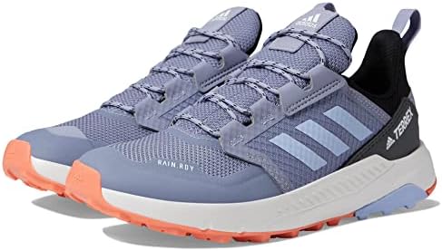 adidas Girl's Terrex Trailmaker Rain.RDY Hiking Shoes (Little Kid/Big Kid) Silver Violet/Blue Dawn/Black 5.5 Big Kid M Adidas