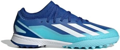 adidas Soccer X Crazylight.3 Football Boots Turf (Little Kid/Big Kid) Bright Royal/White/Solar Red 12.5 Little Kid M Adidas