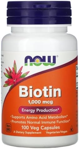 NOW Foods Biotin 1000 MCG - 100 Capsules NOW Foods