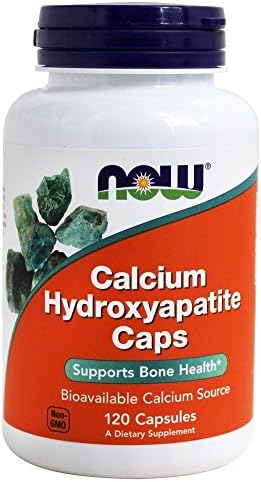 NowFoods Calcium Hydroxyapatite Caps 120 Capsules NOW Foods