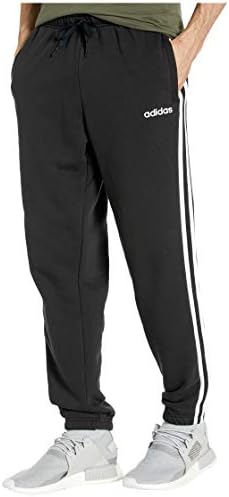 adidas mens Essentials 3-Stripes Fleece Tapered Pants Adidas