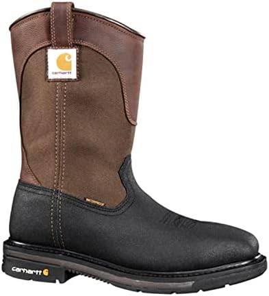 Carhartt Men's Cmp1258 Rugged Flex Square Toe Wp 11-inch Steel Toe Wellington Carhartt