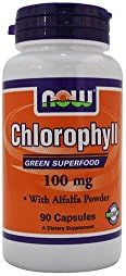 NOW Foods Chlorophyll - 100 mg - 90 Capsules NOW Foods