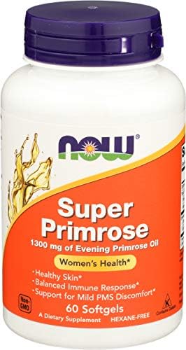 Now Foods Super Primrose 1300mg, 60 Gels NOW Foods